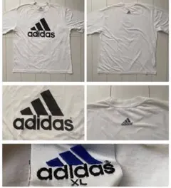 90s old adidas performance logo white XL