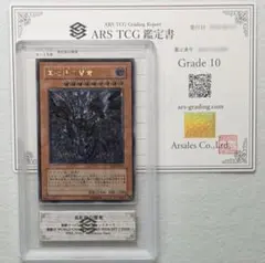 遊戯王 真紅眼の闇竜 レッドアイズ レリーフ ARS10 鑑定書 WCS2006