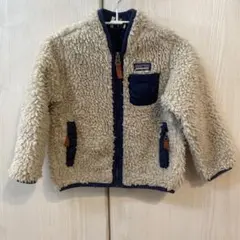patagonia ボアジャケットレトロX記名無し　フード無ポケット付2Tサイズ