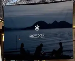 snow peak スノーピーク フラッグ 旗 タペストリー 60x90cm
