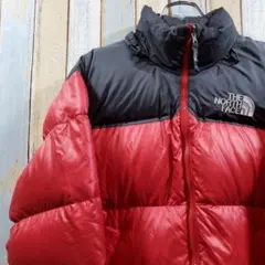 13☆ノースフェイス☆ダウンジャケット☆ヌプシ☆ワンポイント刺繍ロゴ☆Ｓ
