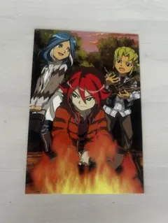イナズマイレブン　基山ヒロト　緑川リュウジ　八神玲名　ポストカード