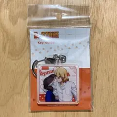 1【Dr.STONE】七海龍水　アクリルキーホルダー　猫といっしょ