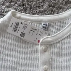L*K様 DEADSTOCK old uniqloホワイト ヘンリーネック カッ