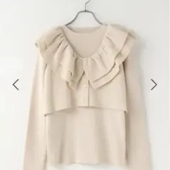 LOWRYS FARMフリル２ＰニットＬＳ