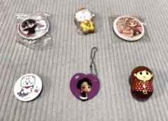 BTS 缶バッジ キーホルダー 6点セット