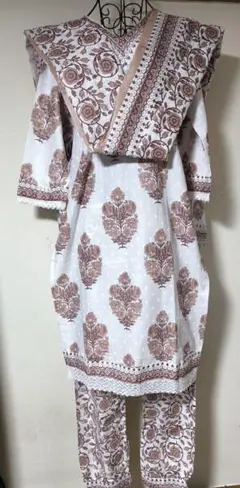 クルタ ひざ丈ワンピース