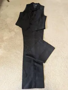 【キャサリンコテージ】１６０ｃｍ ピンストライプ ベストとパンツセット