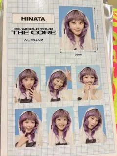 XG treasure trove 07ヒナタ HINATA フォトシート - メルカリ