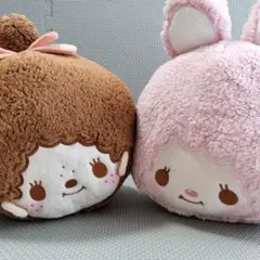 モンチッチ サンリオ むきゅむきゅ寝そべりBIGぬいぐるみ - メルカリ