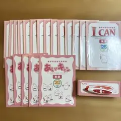 タッチペン&あいきゃん19冊　英語ワークブック　セット売り　英検3級