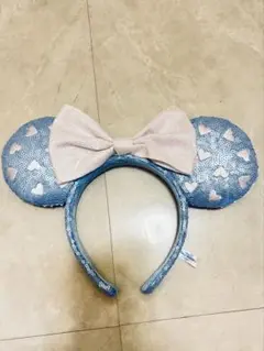 2025春新作✨東京ディズニーリゾート カチューシャ 水色✨新品
