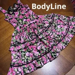 花柄 ノースリーブワンピース Bodyline ボディライン　ゴスロリ　ロリータ