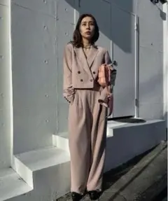 【専用出品】Ameri ジャケット&ニットセット LOOKBOOK] I tried on some of the 22SS items for people 152cm