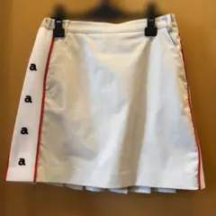G/FORE レディース プリーツスカート ホワイト×ブラック 40 L - メルカリ