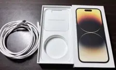 iPhone 14 Pro 本体　ゴールド　128GB 箱付き　ケーブル付