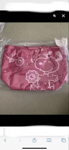 非売品スヌーピー トートバッグ ミスタードーナツ　ピンク