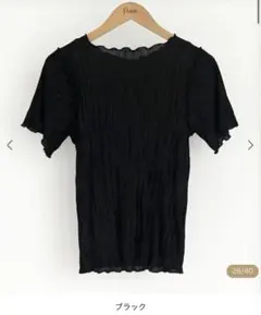 flower daily sheer Ts～デイリーシアーティーズ ブラックのサムネイル