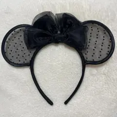 ディズニーランド カチューシャ 黒