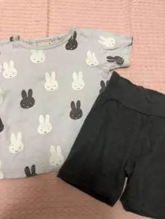petit main うさぎ柄 パジャマセット 80サイズ