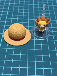 ワンピース ガチャガチャ　サニーくん 麦わら帽子セットのサムネイル
