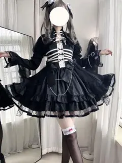 CATCOCOON 黒 ロリータ スカート フリル - メルカリ