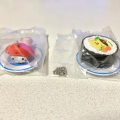 サンリオ マイメロディ ポムポムプリン お寿司 キーチェーン 2種セット