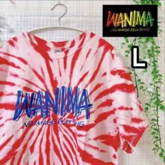 【希少】WANIMA 2021 チェダフレツアー タイダイTシャツ L 赤