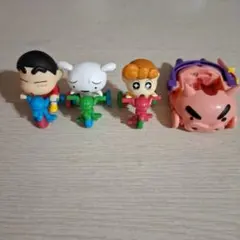 クレヨンしんちゃん ミニフィギュア 4種セット