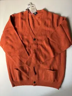 ラムVネックカーディガン　Lサイズ　ユニクロ　UNIQLO