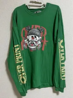 over print ONE PIECE 長袖カットソー XL