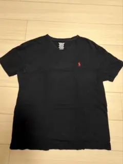 POLO Ralph Lauren ラルフローレン VネックTシャツ ブラック