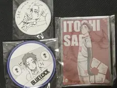 ブルーロック　プリンセスカフェ　糸師冴　缶バッジ　アクリルパネル