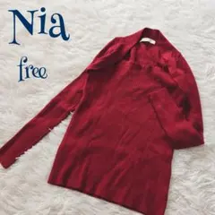 【ニア】オフショルダー タイトシルエット リブニット free セクシー スリム