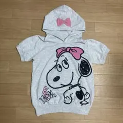 PEANUTS 半袖パーカー　SNOOPY