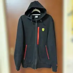 PUMA × Ferrari コラボ ブラックパーカー Lサイズ