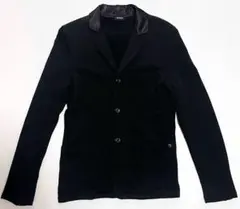 DIESEL メンズXS テーラード風ジャケット ブラック 細身