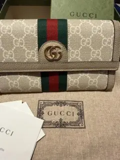 【ぐっち様】未使用✨箱付 グッチ ダブルG マーモント GGスプリーム 長財布 ぐっち様】未使用✨箱付 グッチ ダブルG マーモント GGスプリーム 長
