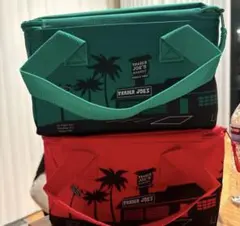 未使用♡Trader Joe's トレジョ ミニクーラーバッグ赤１点