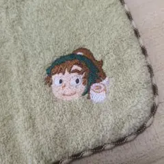 ①善法寺伊作【タグ付き未使用】忍たま乱太郎 刺繍ミニタオル ハンカチ