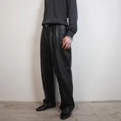 UNUSED アンユーズド レザーパンツ レザー パンツ 牛革 革 Mo-LAWS レザーパンツ メンズ スキニー 革パンツ 牛革 本革 細身