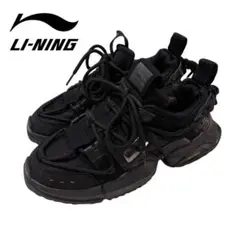 希少★LI-NING リーニン ダッドスニーカー y2k 厚底 ブラックのサムネイル