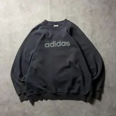 adidas vintage ダメージ ボロ スウェット 3本線 O adidas vintage ダメージ ボロ スウェット 3本線 O