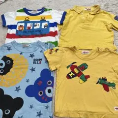 ☆80夏服☆doubleB☆ミキハウス☆ホットビスケッツ☆4枚セット