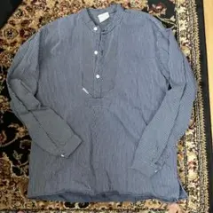 MODASモダスフィッシャーマンプルオーバーシャツヒッコリーストライプス　ユーロ