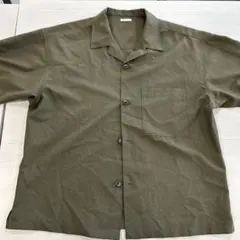 シャツ 古着 オリーブ