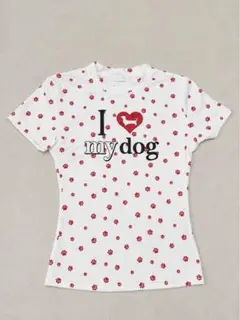 MEMECLE メメクル I LOVE MY DOG アイラブマイドッグtシャツ