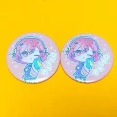 100均、MEIKO 缶バッジ 2個セット
