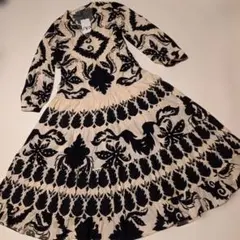ZARA ロングワンピース ボタニカル柄