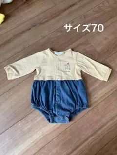 SLAP SLIP ロンパース 70サイズ　デニム